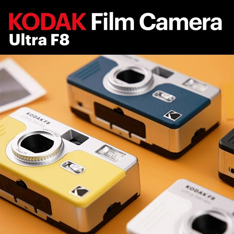 Kodak Ultra F8 Film Camera Non-Disposable Original Retro Film Machine Manual Replaceable Reusable Film Camera With FlashFunction